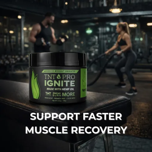 Vista 7 de TNT Pro Ignite - Crema para sudar - Gel caliente preentrenamiento para reafirmar y apretar