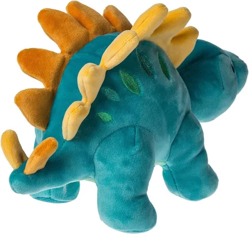 Vista 3 de Mary Meyer - Peluche de animal suave como almohada, juguete de 10 pulgadas, dinosaurio estegosaurio azul