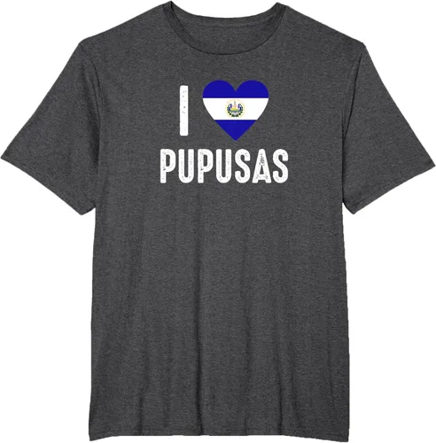 Vista 63 de Camiseta I Love Pupusa from El Salvador