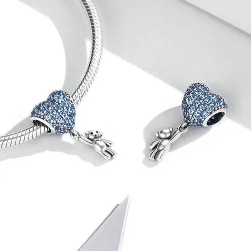 Vista 47 de Abalorios de plata de ley para pulseras, collares, familia para siempre, circonita cúbica, regalo de joyería para mujeres