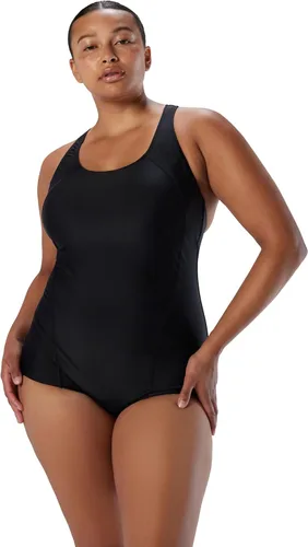 Vista 7 de Speedo - Traje de baño de una pieza para mujer, con costura de princesa, PowerFlex, Ultraback, corte conservador