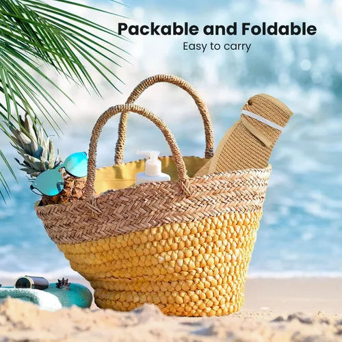 Vista 5 de Simplicity - Sombrero con protección solar UV UPF 50 para mujer, convertible en visera para playa