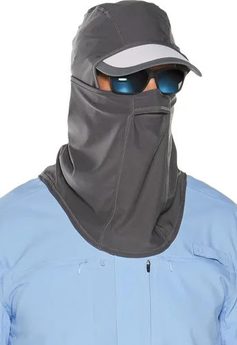 Vista 3 de Coolibar Máscara de pesca Abacos UPF 50+ para hombre y mujer, protección solar