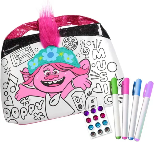 Vista 3 de Tara Toys - Bolso para colorear de Trolls