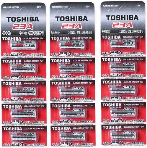 Vista 6 de TOSHIBA Batería alcalina 27A GP27A MN27 A27BP de 12 voltios (2 baterías)