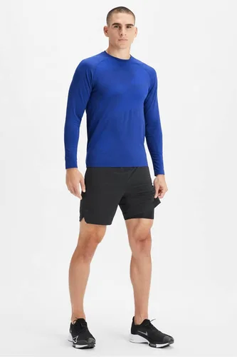 Vista 6 de Fabletics The One Short para hombre (forrado), entrenamiento, natación, ligero, de secado rápido, bolsillo con cremallera