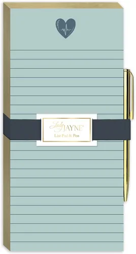 Vista 5 de Lady Jayne - Bloc de notas troquelado con bolígrafo de icono de enfermera, 10 cm x 20 cm, corazón