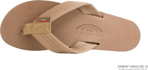 Vista 3 de Rainbow Sandals - Sandalias de cuero de primera calidad para mujer