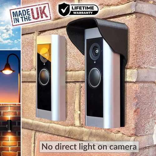 Vista 3 de Funda compatible con timbre de video RingPro y Pro2 Protección de cámara contra la luz de lluvia Delgado y fuerte