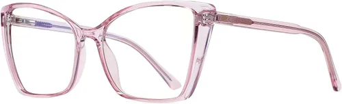 Vista 15 de Gafas de Bloqueo de Luz Azul para Mujeres, de Gran Tamaño con Estilo Ojo de Gato para Computadora y Videojuegos Antirreflejos y Anti-UV RF6204 Verde