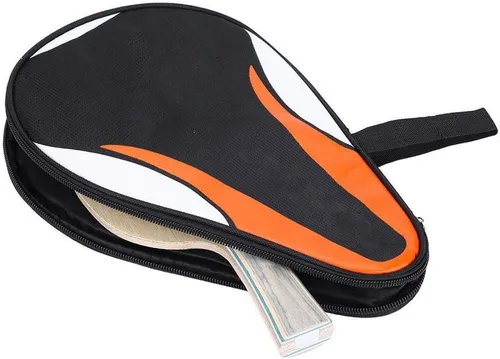 Vista 8 de Bolsa de paleta de tenis de mesa Oxford Bat Case Cubierta de raqueta de tenis de mesa (naranja), Naranja, Talla única