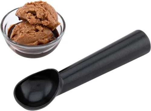 Vista 7 de Restaurantware Cuchara de helado de aluminio plateado de 1.5 oz