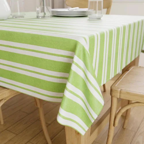 Vista 58 de Encasa XO Mantel cuadrado de algodón 35"x35" Franca Beige Checks Cheques Franca Beige
