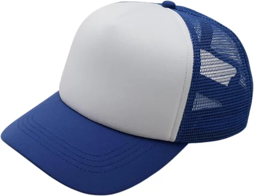 Vista 6 de DIY PupLid Trucker Hats (negro/blanco, XXS) - Sombrero de perro personalizable, lona en blanco para diseño personalizado, ajustable, protección