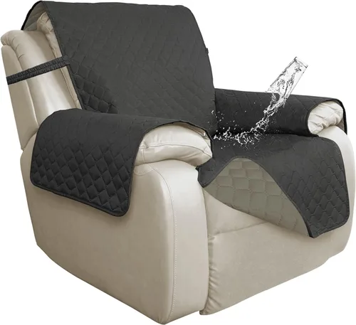 Vista 68 de ISSUNTEX Fundas de sofá de dos plazas con doble protección 100% impermeables para sala de estar, fundas para sofá de 2 cojines, protector de muebles