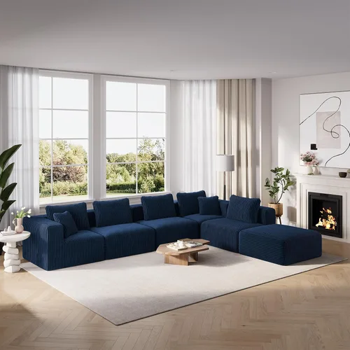 Vista 67 de Novilla - Sofá biplaza modular de 70.8 pulgadas, sofá modular de espacio pequeño, moderno sofá de nube con soporte Smarts Coil®, sofá seccional sin