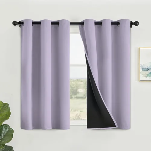 Vista 123 de SimpleHome - Cortinas opacas 100% para recámara, cortinas de ventana con ojales beige, con aislamiento térmico, cortinas de oscurecimiento