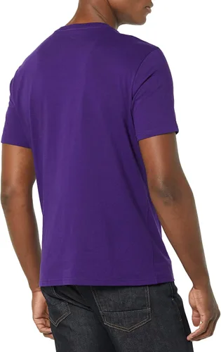 Vista 3 de Tienda Essentials Camiseta de manga corta ajustada con cuello en V para hombre, paquete de 2