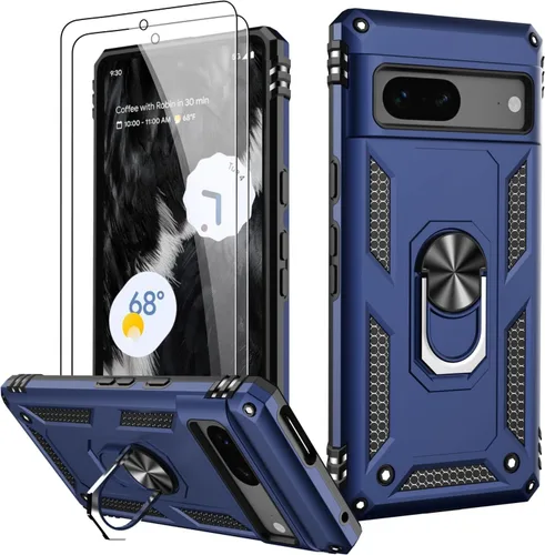 Vista 29 de LUMARKE para Google Pixel 3A XL - Funda con protector de pantalla, funda protectora grado militar probada contra caídas de 16 pies con soporte