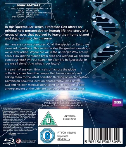 Vista 2 de Human Universe Blu-Ray, Reg.ABC Import - United Kingdom