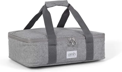 Vista 10 de Estuche de transporte aislado para almacenamiento de alimentos fríos o calientes, perfecto para comidas comidas, fiestas, picnics y comidas al aire