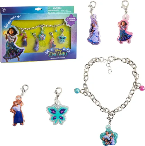 Vista 8 de Luv Her Juego de caja con dije para niñas con 1 pulsera y 5 dijes intercambiables, a partir de 3 años