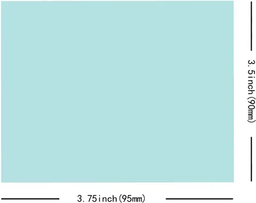 Vista 2 de 10-PACK Repuesto de lente protectora de soldadura de 3.5 x 3.75 pulgadas (90mm x 95mm) Lente de cubierta transparente