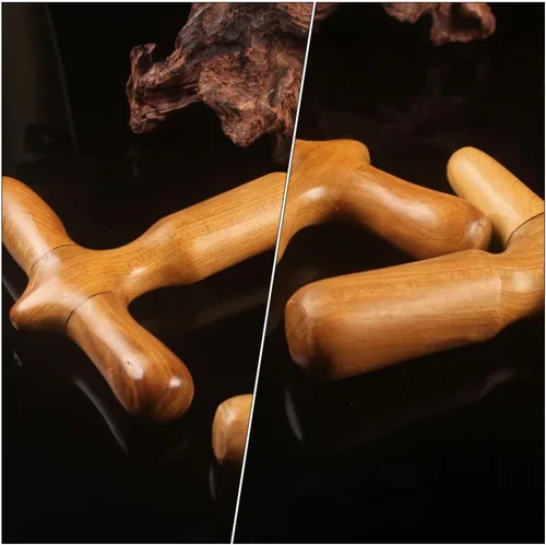 Vista 7 de Lurrose Herramientas de mano Herramientas de masaje tailandés de madera Masajeador Herramienta de punto de salud china Baoding Fitness Bolas