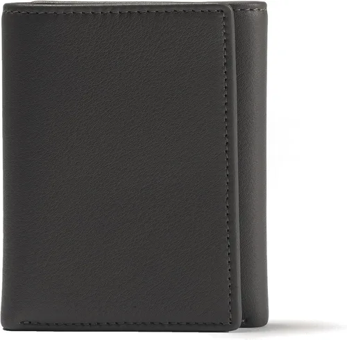 Vista 6 de Leatherology Trifold con cartera para tarjetas Negro Onyx