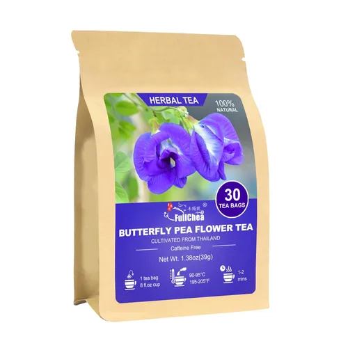 Vista 23 de FullChea - Té floreciente, 12 variedades únicas - Té floral en 12 deliciosos sabores frutales - Regalo para amantes del té, Navidad, aniversario