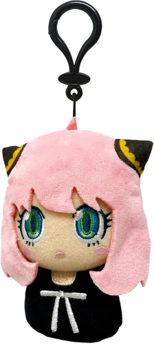 Vista 2 de Great Eastern Entertainment Spy X Family - Anya Forger - Mini peluche con clip de gancho de 4 pulgadas de alto