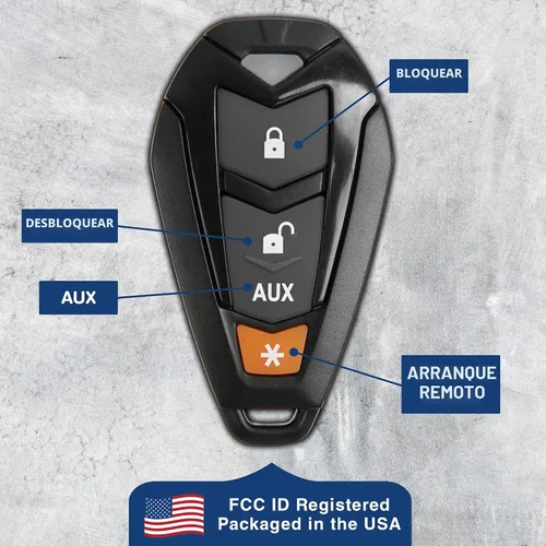 Vista 4 de KeylessOption - Carcasa para llave de coche con control remoto sin llave, 474V, para Viper EZSDEI7141
