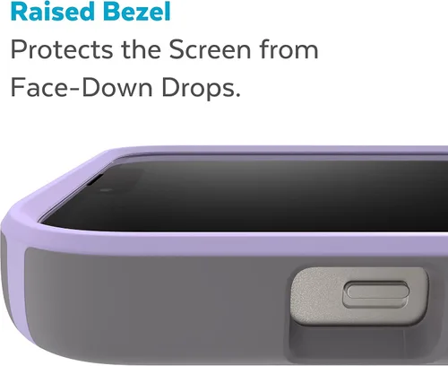 Vista 9 de Speck Funda para iPhone 14 y iPhone 13, protección contra caídas, resistente a los arañazos, diseñada para carcasa MagSafe con revestimiento suave