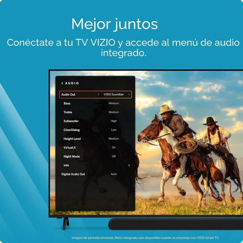 Vista 12 de VIZIO Barra de sonido 2.0 con Dolby Atmos y DTS:X, altavoz Bluetooth, compatible con QuickFit™ - SV200M-08 (nuevo, modelo 2024)