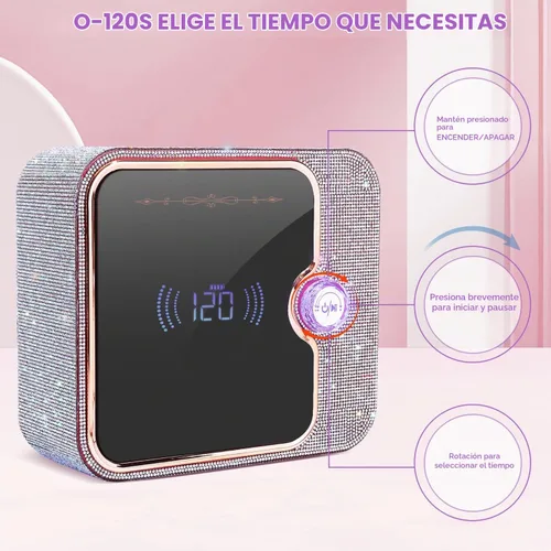 Vista 2 de Luz UV para uñas, lámpara UV recargable para uñas