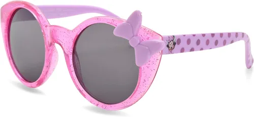 Vista 4 de Minnie Mouse - Gafas de sol para niñas con estuche para gafas para niños pequeños