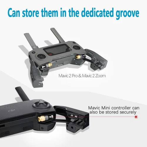Vista 4 de Hanatora Joy Stick for DJI Mavic Mini,SE,Mavic 2 Pro Zoom,Mavic Air Remote Controller,Aluminum Control Joysticks Accessories