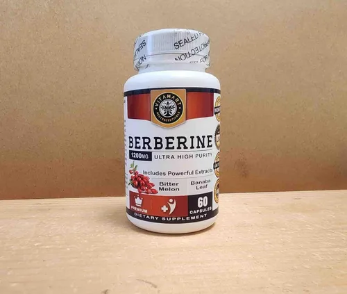 Vista 4 de Berberina HCL 1200mg Premium, ultra alta pureza, 60 cápsulas puras – Suplemento de berberina, apoya el sistema inmunológico, berberina Plus mejorada