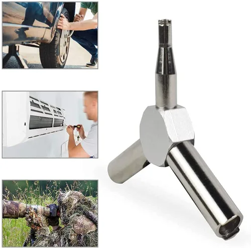 Vista 2 de Jadeshay Element Valve Key, Airsoft KSC WA Gas Magazine Herramienta de extracción de válvula de carga, acero inoxidable, manejo suave
