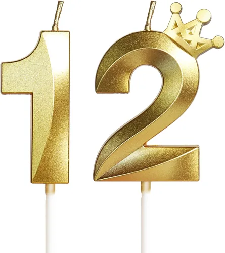 Vista 76 de Velas de cumpleaños número 10 para pastel, velas de oro rosa número 10 con corona, diseño 3D, decoración de pastel de cumpleaños para niñas