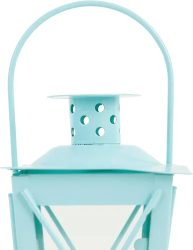 Vista 3 de Zings & Thingz 57072501 - Farol de vela azul cielo, sin