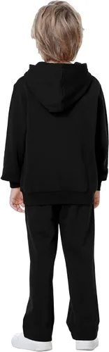 Vista 7 de Kid Nation Sudadera con capucha para niños o niñas de 4 a 12 años Negro
