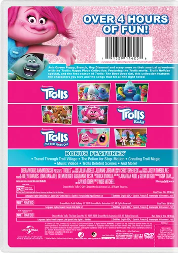 Vista 2 de Trolls Happy Place Collection DVD
