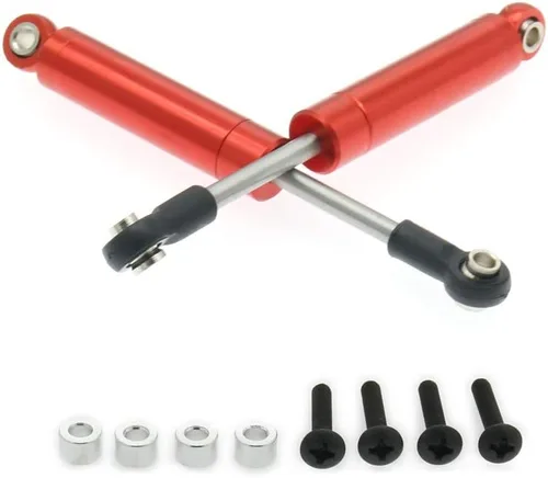 Vista 5 de Paquete de 4 amortiguadores de amortiguadores internos de 3.622 in para camión oruga 1/10 HSP HPI AXIAL Tamiya LOSI RC piezas mejoradas de metal