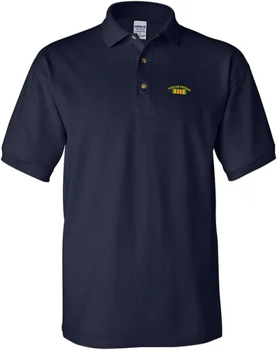 Vista 7 de Camisas polo personalizadas para hombres Vietnam Veterano Bandera Militar Bordado Algodón