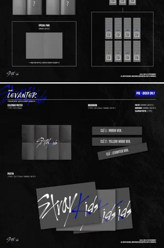 Vista 4 de STRAY KIDS [ CLE 3:LEVANTER ] Album ( CLE 3 Ver. ) ( CD+Photo Book+3p QR Photo Card(Out of 40)+STORE GIFT CARD )