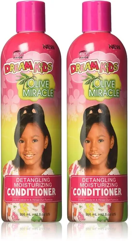Vista 3 de African Pride Olive Miracle Dream - Acondicionador para niños, 12 onzas
