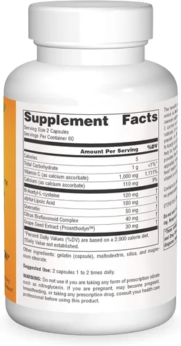 Vista 3 de Source Naturals Systemic C, 500mg - 120 Cápsulas