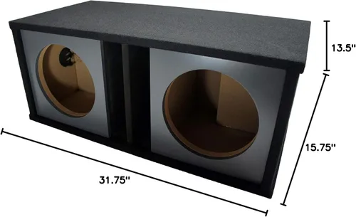 Vista 10 de American Sound Connection Estéreo universal para coche dual de 10 pulgadas Alpine Type S S-W10D2 Bundle con caja de subcaja portada pintable con Con