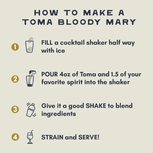 Vista 6 de Toma Bloody Mary Mix, mezcladores de cóctel de alta calidad para alojamiento sencillo en casa para brunch y eventos, totalmente natural, sin gluten